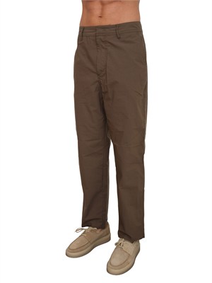 Pantaloni Armani Exchange uomo in cotone marrone in UOMO