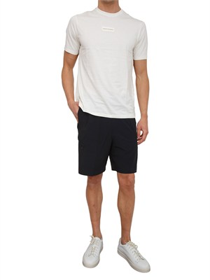 Bermuda Armani Exchange in tessuto blu in UOMO