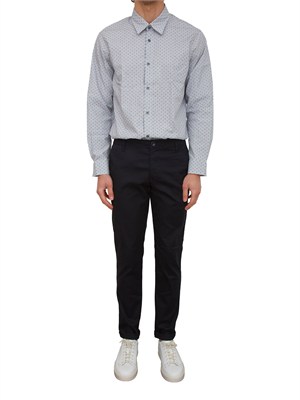 Camicia Armani Exchange uomo in cotone jacquard in UOMO