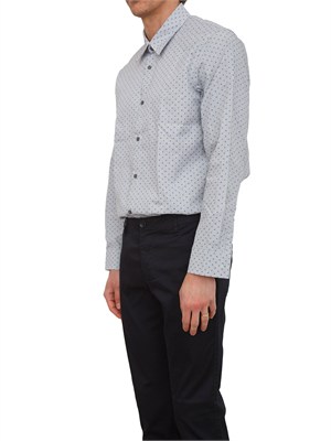 Camicia Armani Exchange uomo in cotone jacquard in UOMO