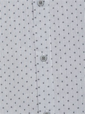 Camicia Armani Exchange uomo in cotone jacquard in UOMO