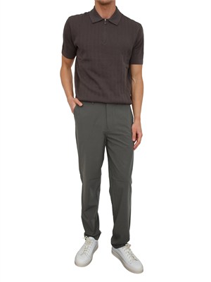 Maglia Armani Exchange uomo in cotone verde kaki in UOMO