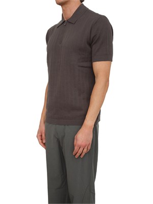 Maglia Armani Exchange uomo in cotone verde kaki in UOMO