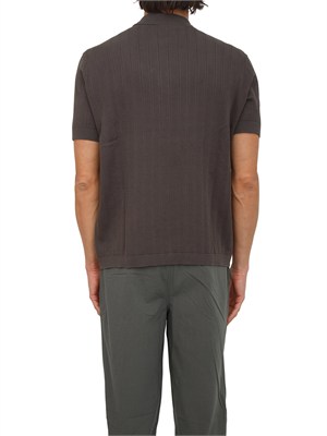 Maglia Armani Exchange uomo in cotone verde kaki in UOMO