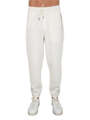 Pantaloni jogger uomo Armani Exchange bianco panna in UOMO