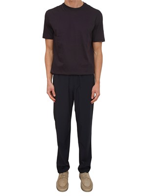 Pantaloni Armani Exchange uomo in tessuto blu in UOMO