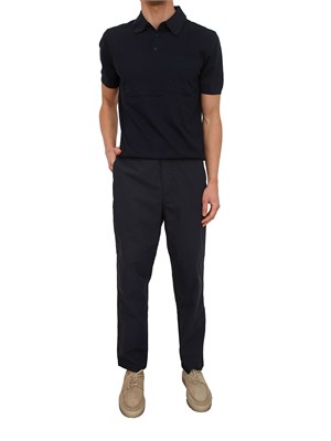 Pantaloni Armani Exchange uomo in cotone blu in UOMO