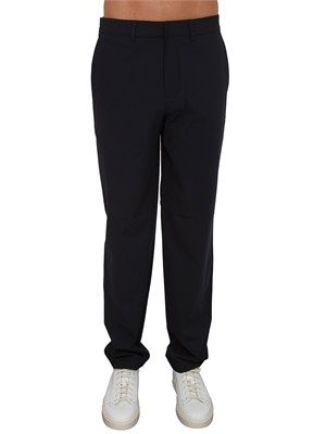 Pantaloni Armani Exchange uomo in viscosa e lana blu in UOMO