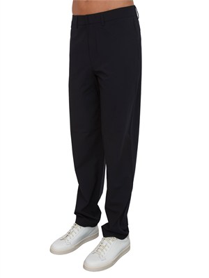 Pantaloni Armani Exchange uomo in viscosa e lana blu in UOMO