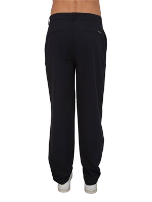 Pantaloni Armani Exchange uomo in viscosa e lana blu in UOMO