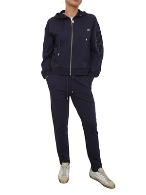 Pantaloni joggers Liu Jo donna in cotone blu in DONNA