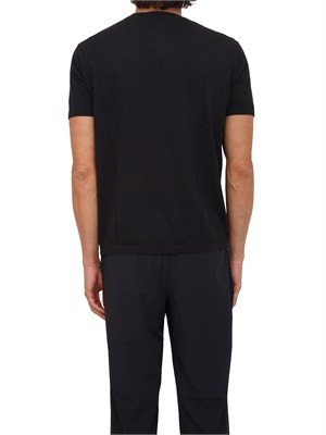 T-shirt Armani Exchange uomo in cotone blu in UOMO