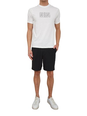 T-shirt uomo Armani Exchange in cotone bianco in UOMO