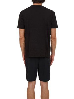 T-shirt uomo Armani Exchange in cotone nero in UOMO