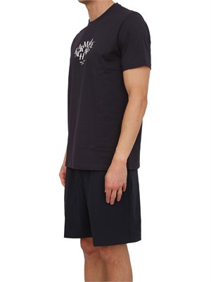 T-shirt uomo Armani Exchange in cotone blu in UOMO