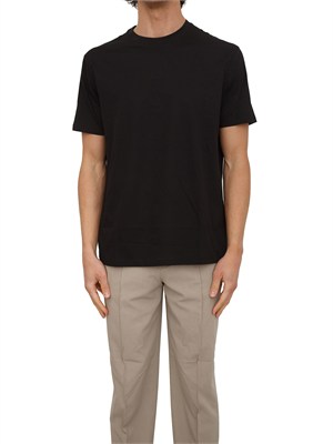 T-shirt Armani Exchange uomo in cotone nero in UOMO