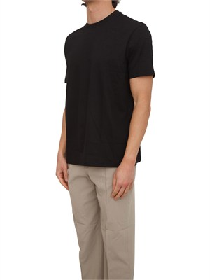 T-shirt Armani Exchange uomo in cotone nero in UOMO