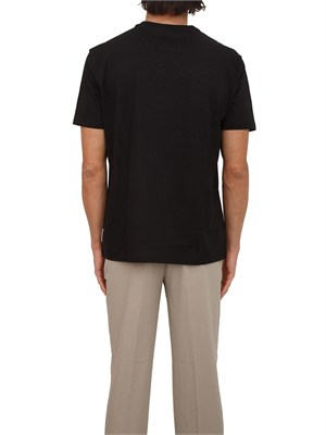 T-shirt Armani Exchange uomo in cotone nero in UOMO