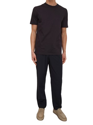 T-shirt Armani Exchange uomo in cotone blu in UOMO