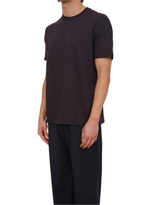 T-shirt Armani Exchange uomo in cotone blu in UOMO