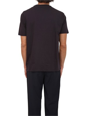 T-shirt Armani Exchange uomo in cotone blu in UOMO