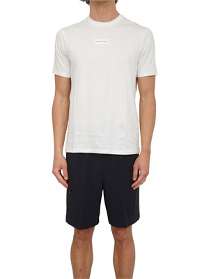 T-shirt uomo Armani Exchange in cotone panna in UOMO