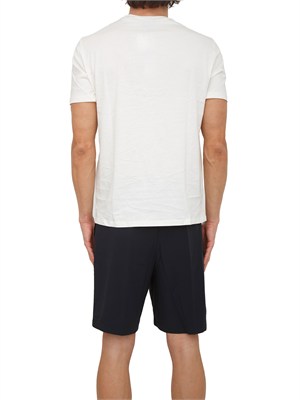 T-shirt uomo Armani Exchange in cotone panna in UOMO