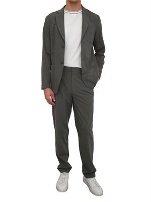 T-shirt Armani Exchange in viscosa bianca profili collo in UOMO