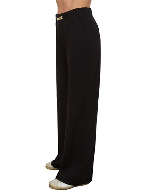 Pantaloni tuta Liu Jo donna in punto milano neri con catena in DONNA