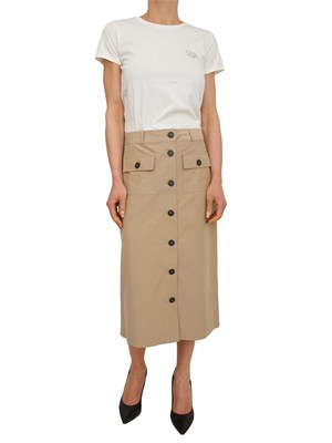 T-shirt Liu Jo donna in jersey di cotone bianca in DONNA