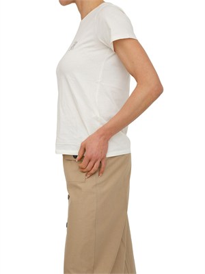 T-shirt Liu Jo donna in jersey di cotone bianca in DONNA