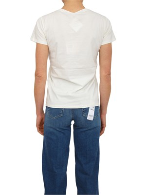T-shirt Liu Jo donna in jersey di cotone bianca in DONNA