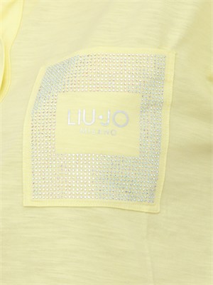 Polo Liu Jo donna in cotone giacco con tasca strass in DONNA