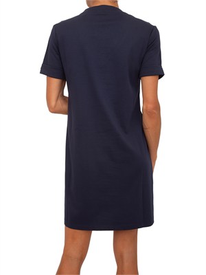 Abito Liu Jo donna in cotone blu con occhielli in DONNA