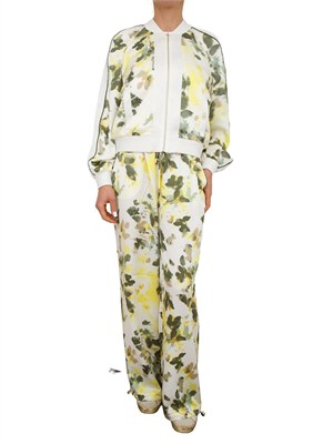 Pantaloni tuta Liu Jo donna in raso stampato fiori in DONNA