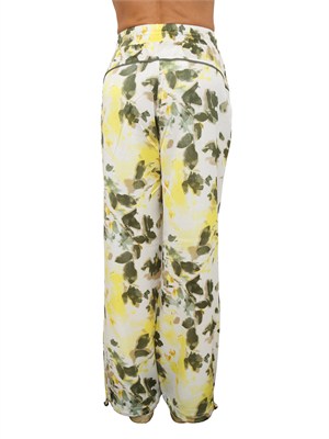 Pantaloni tuta Liu Jo donna in raso stampato fiori in DONNA