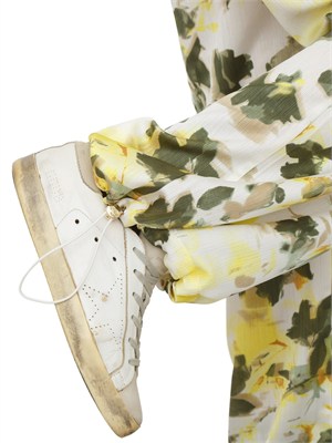 Pantaloni tuta Liu Jo donna in raso stampato fiori in DONNA