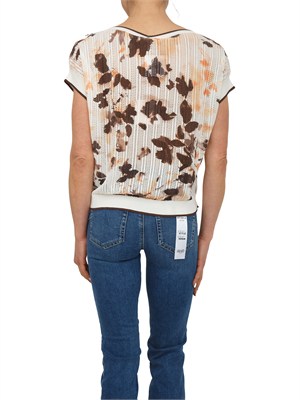 Maglia Liu Jo donna in cotone traforato con stampa in DONNA