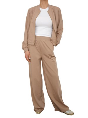 Tuta sportiva Liu Jo donna in cotone elasticizzato cammello in DONNA