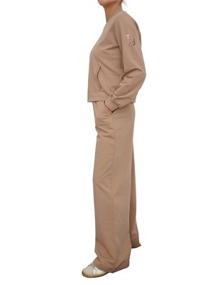 Tuta sportiva Liu Jo donna in cotone elasticizzato cammello in DONNA