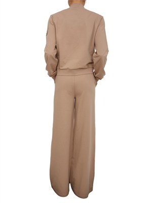 Tuta sportiva Liu Jo donna in cotone elasticizzato cammello in DONNA