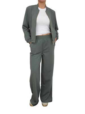 Tuta sportiva Liu Jo donna in cotone elasticizzato verde in DONNA