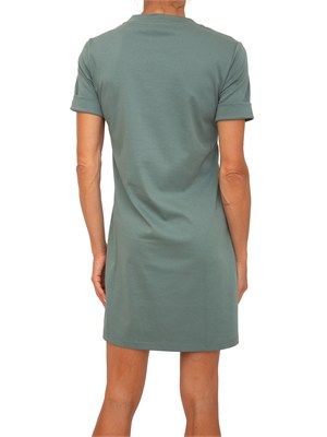 Abito Liu Jo donna in cotone verde con occhielli in DONNA
