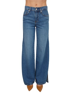 Jeans Liu Jo donna in denim blu lavaggio used in DONNA