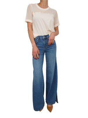 Jeans Liu Jo donna in denim blu lavaggio used in DONNA