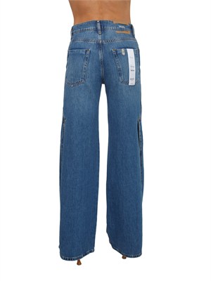 Jeans Liu Jo donna in denim blu lavaggio used in DONNA