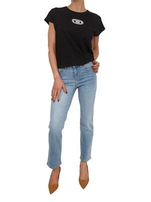 Jeans Liu Jo donna in denim blu chiaro used in DONNA