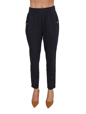 Pantaloni Liu Jo donna in tessuto blu in DONNA