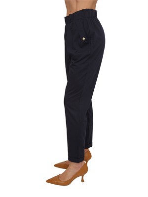 Pantaloni Liu Jo donna in tessuto blu in DONNA