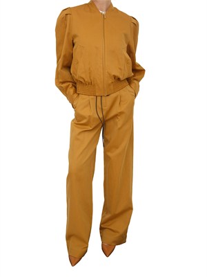 Giubbino Twinset in gabardina senape in DONNA